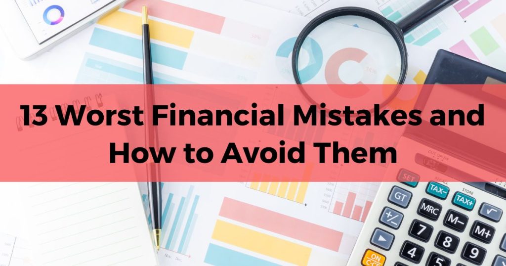 worst financial mistakes