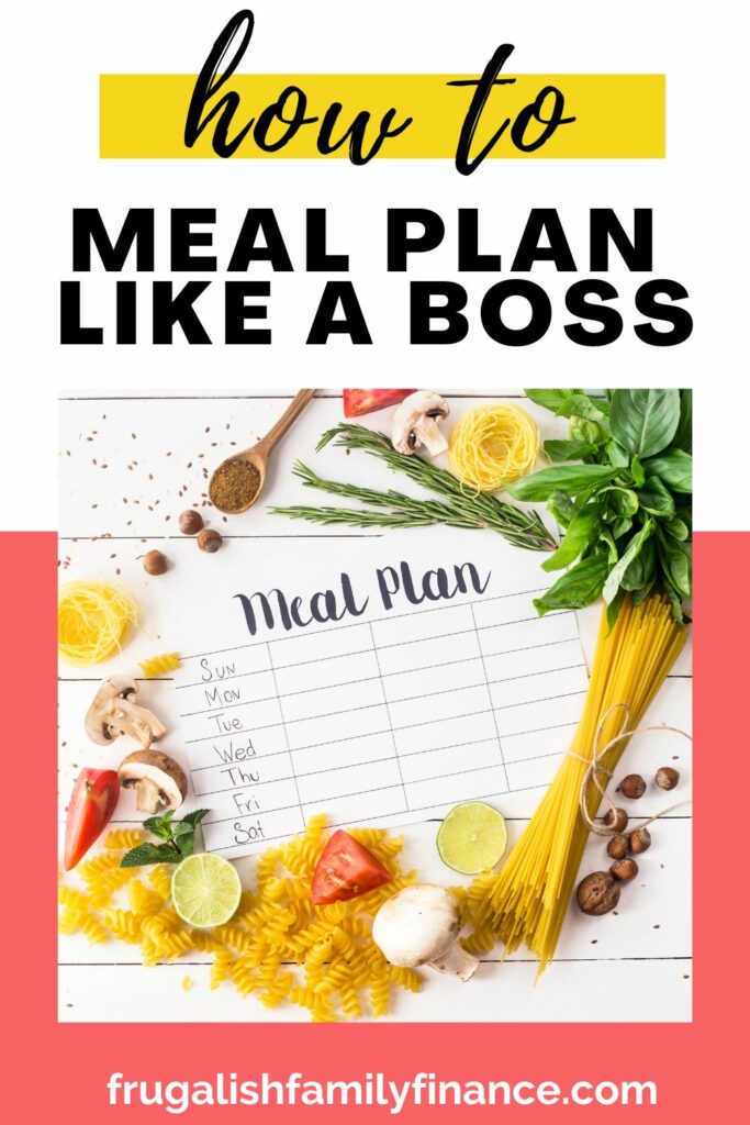 meal planning for busy moms